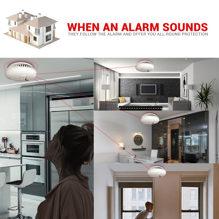 Avustralya, Avrupa, kablosuz b - Smoke Detector Interconnected incelemesi ve fiyatı