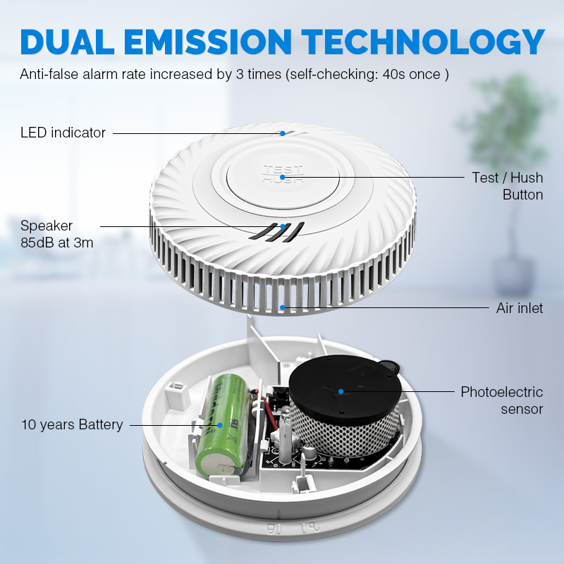 Akıllı Kablosuz Tuya Wifi Bağl - Smoke Detector Interconnected incelemesi ve fiyatı